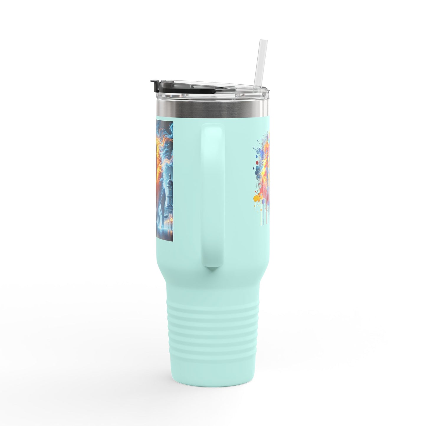Lviv UA Vibrant Insulated Travel Mug, 40 oz