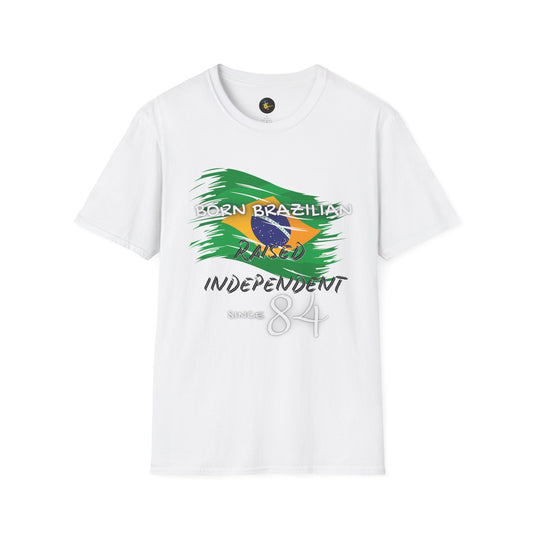 PERSONALIZE Born Brazilian Unisex Cotton T-Shirt - Independent Spirit Tee