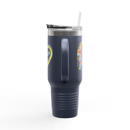 Ukrainian Girl Forever Insulated Travel Mug, 40oz