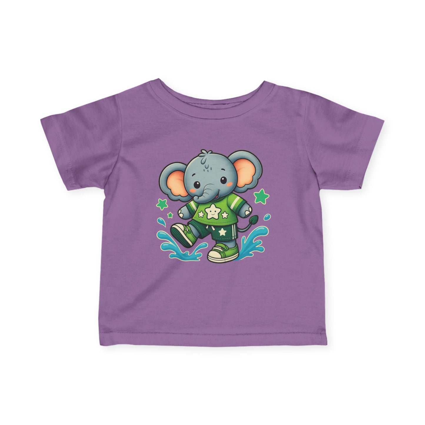Baby Splash & Dash Elephants Tee