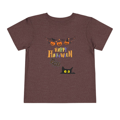 Toddler Black Cat & Pumpkin Patch Tee