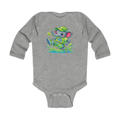 Baby Bright Stars & Big Smiles Long Sleeve Bodysuit