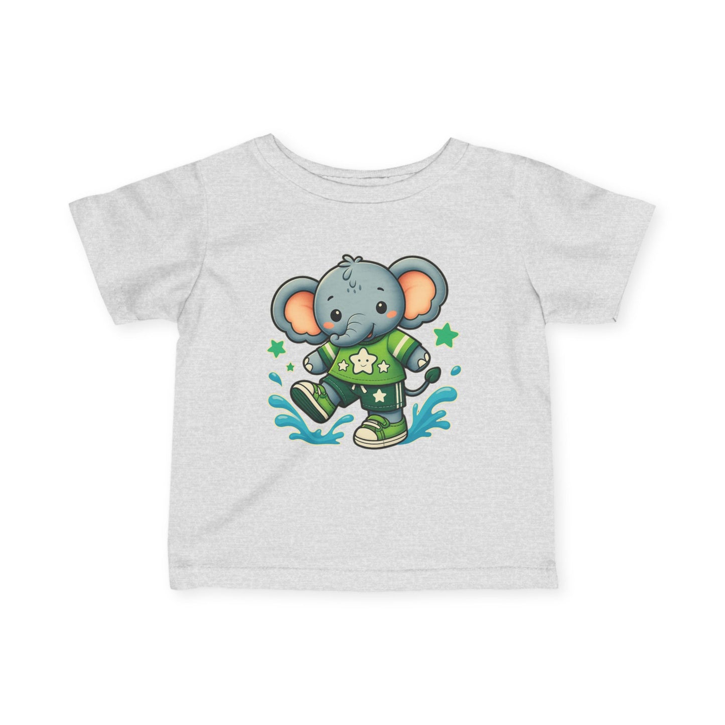 Baby Splash & Dash Elephants Tee