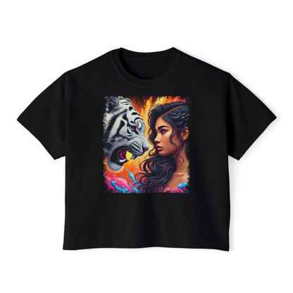 PERSONALIZE Daring the Beast - Oversized Boxy Fit Graphic T-shirt