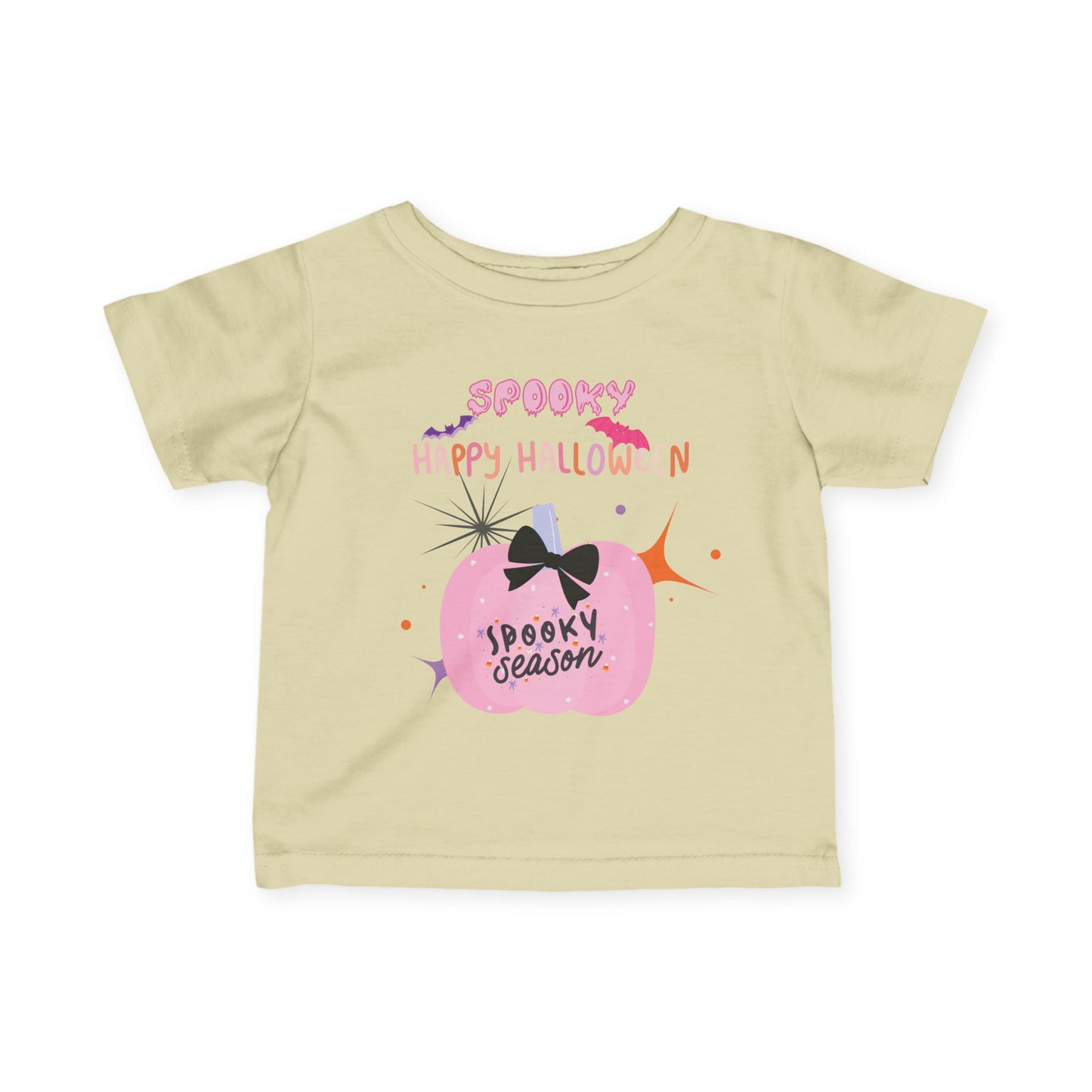 Baby Pretty in Pink Spooky Season Tee