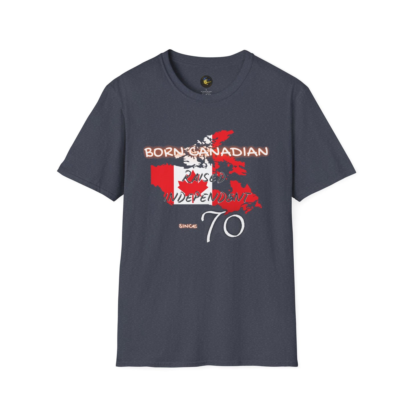 PERSONALIZE Born Canadian Unisex Cotton T-Shirt - Independent Spirit Tee