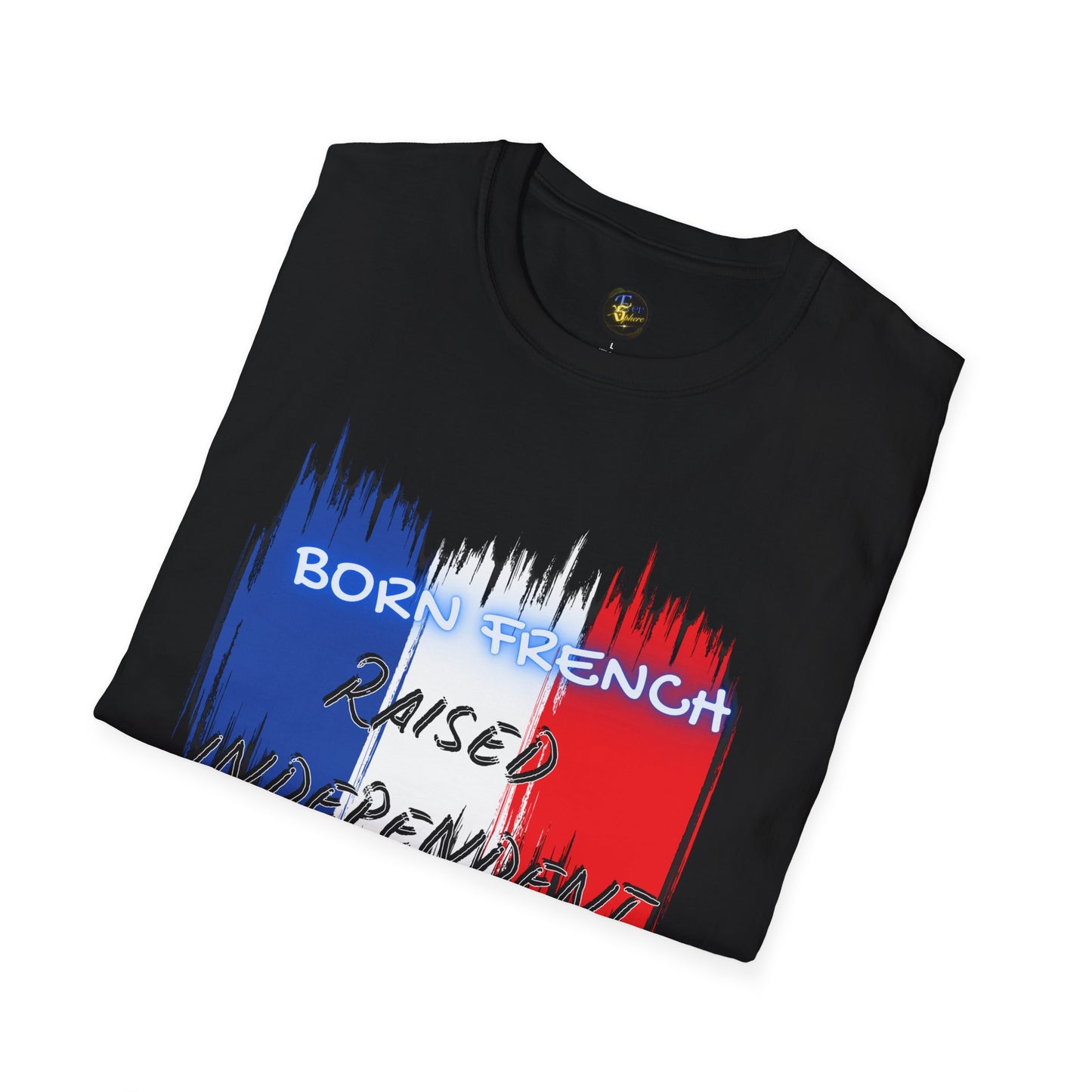 PERSONALIZE Born French Unisex Cotton T-Shirt - Independent Spirit Tee