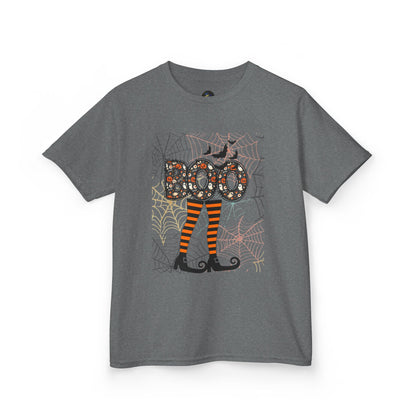 Kids Boo Crew Witch Feet Graphic Tee