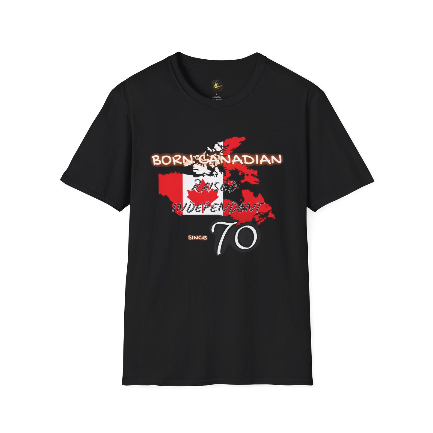 PERSONALIZE Born Canadian Unisex Cotton T-Shirt - Independent Spirit Tee