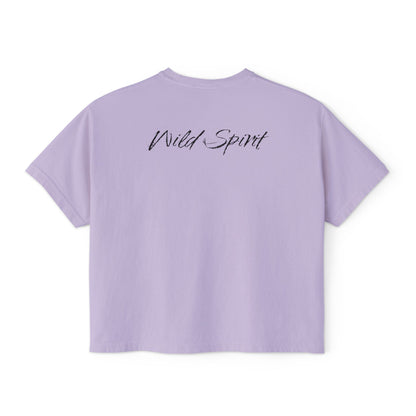 PERSONALIZE Trial by Stare Oversized Boxy Fit Graphic T-shirt