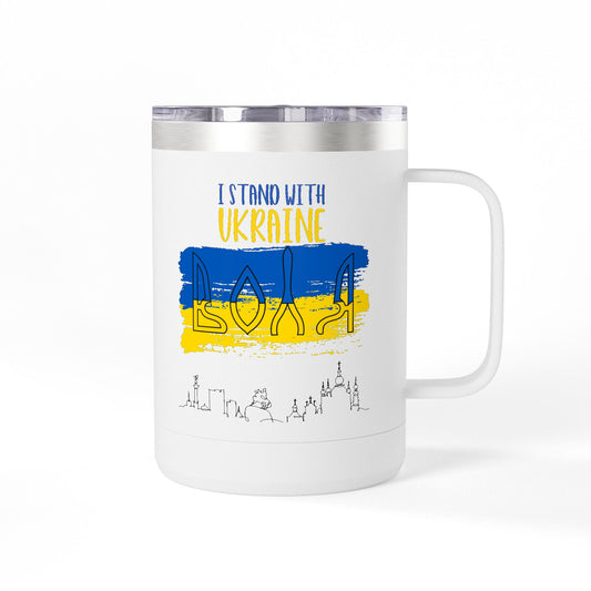 Freedom for Ukraine Mug Tumbler, 15oz