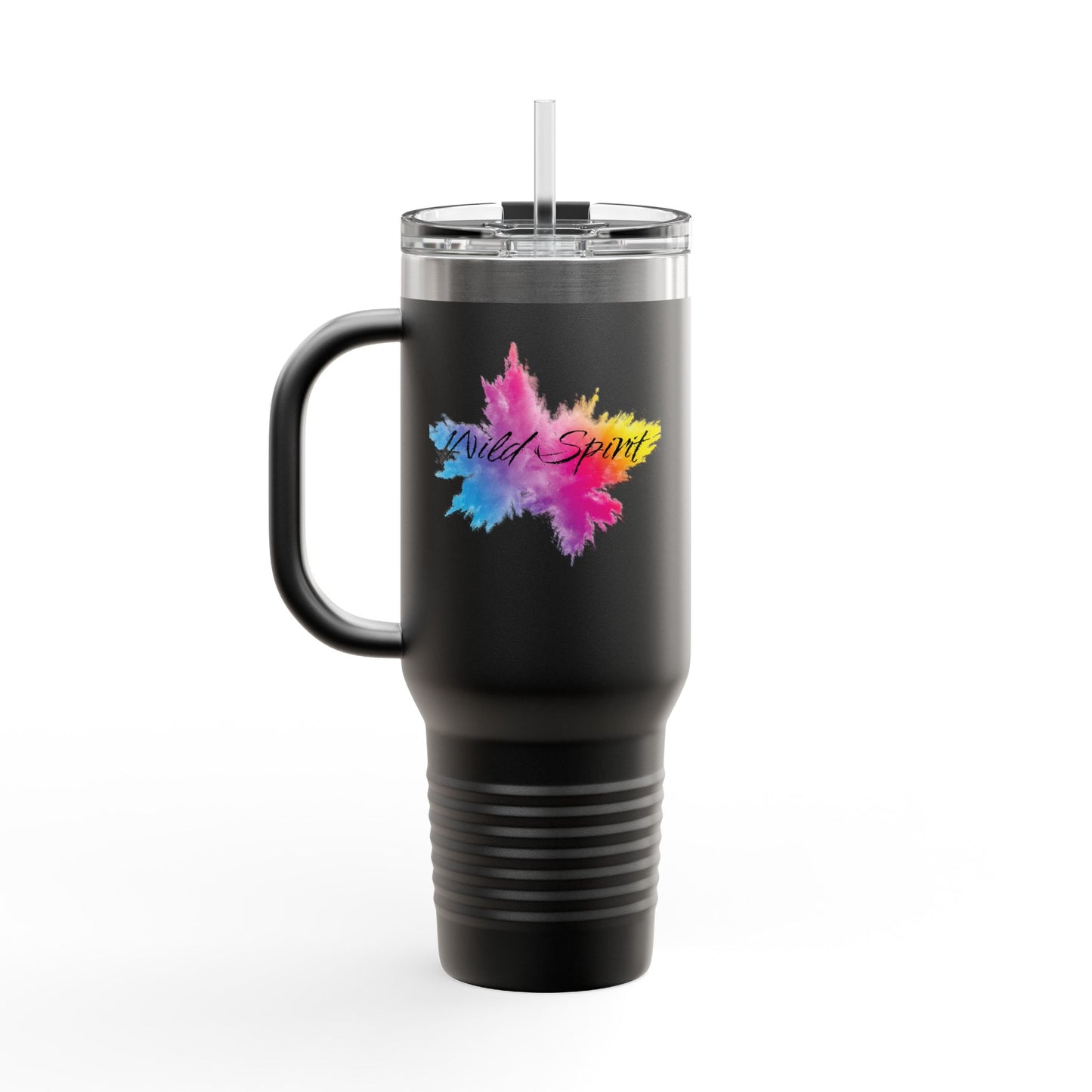 Ukrainian Wild Spirit  Girl Travel Mug, 40oz