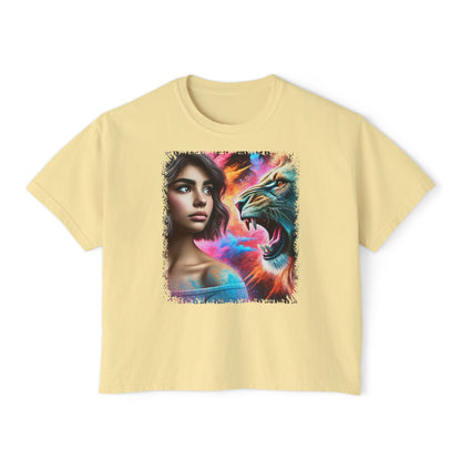 PERSONALIZE Daughter of the Wild - Oversized Boxy Fit Graphic T-shirt