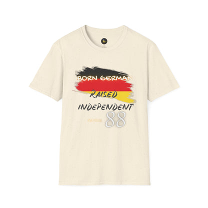 PERSONALIZE Born German Unisex Cotton T-Shirt - Independent Spirit Tee