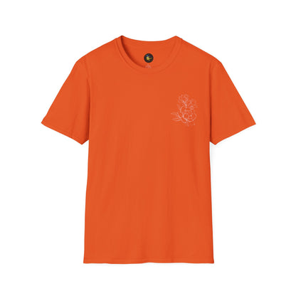Wild Spirit Butterfly V-Neck Tee for Women