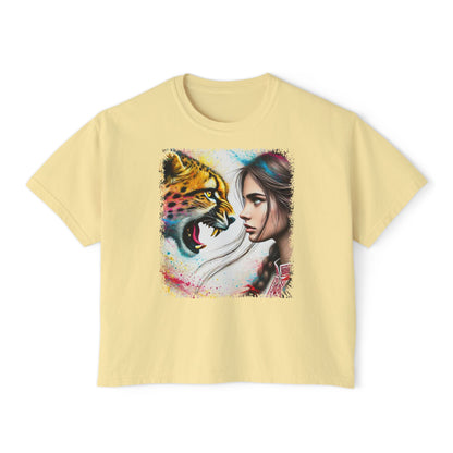 PERSONALIZE Eye to Eye with Velocity - Oversized Boxy Fit Graphic T-shirt