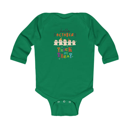Baby Ghostly October Celebration Bodysuit, Cute Baby Costume