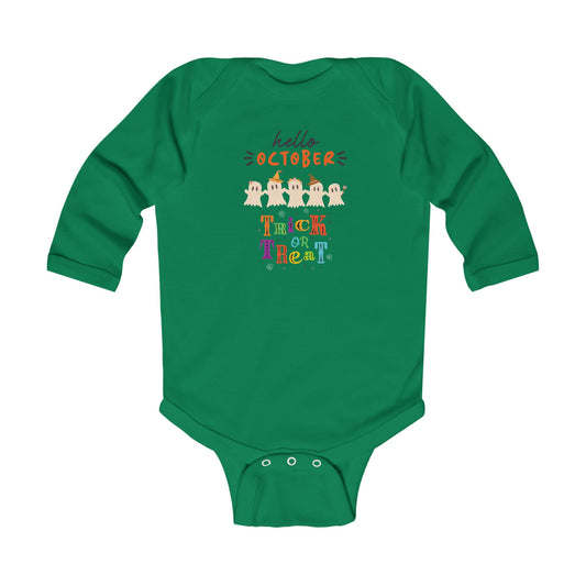 Baby Ghostly October Celebration Bodysuit, Cute Baby Costume