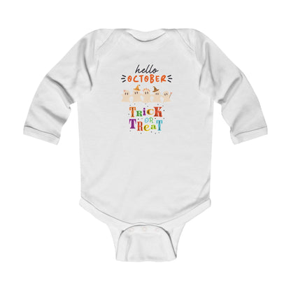 Baby Ghostly October Celebration Bodysuit, Cute Baby Costume