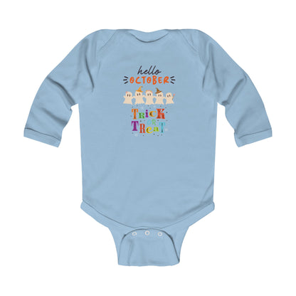 Baby Ghostly October Celebration Bodysuit, Cute Baby Costume
