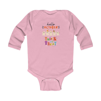 Baby Ghostly October Celebration Bodysuit, Cute Baby Costume