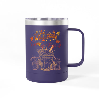 Autumn Coffee Mug Tumbler, 15oz