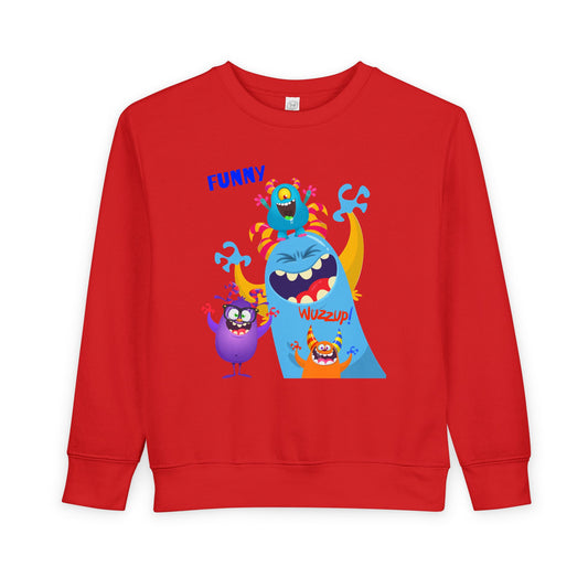 Toddler Funny Monsters Sweatshirt