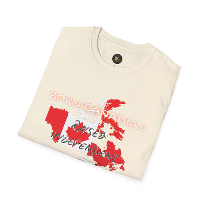 PERSONALIZE Born Canadian Unisex Cotton T-Shirt - Independent Spirit Tee