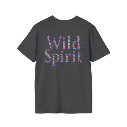 Wild Spirit Butterfly V-Neck Tee for Women