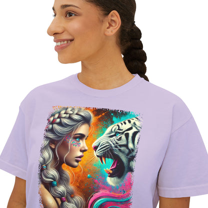 PERSONALIZE Uncaged Resolve - Oversized Boxy Fit Graphic T-shirt