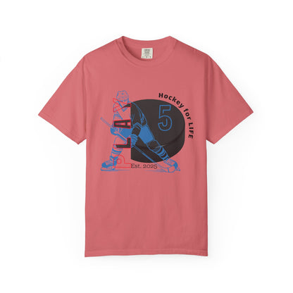 PERSONALIZE Men's Hockey Player Garment-Dyed T-shirt Always in Play Mode