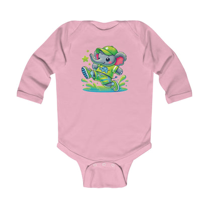 Baby Bright Stars & Big Smiles Long Sleeve Bodysuit