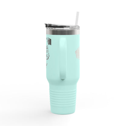 Football Season Touchdown Sporty Insulated Travel Mug, 40oz