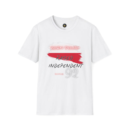 PERSONALIZE Born Polish Unisex Cotton T-Shirt - Independent Spirit Tee
