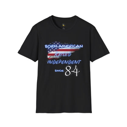 PERSONALIZE Born American Unisex Cotton T-Shirt - Independent Spirit Tee