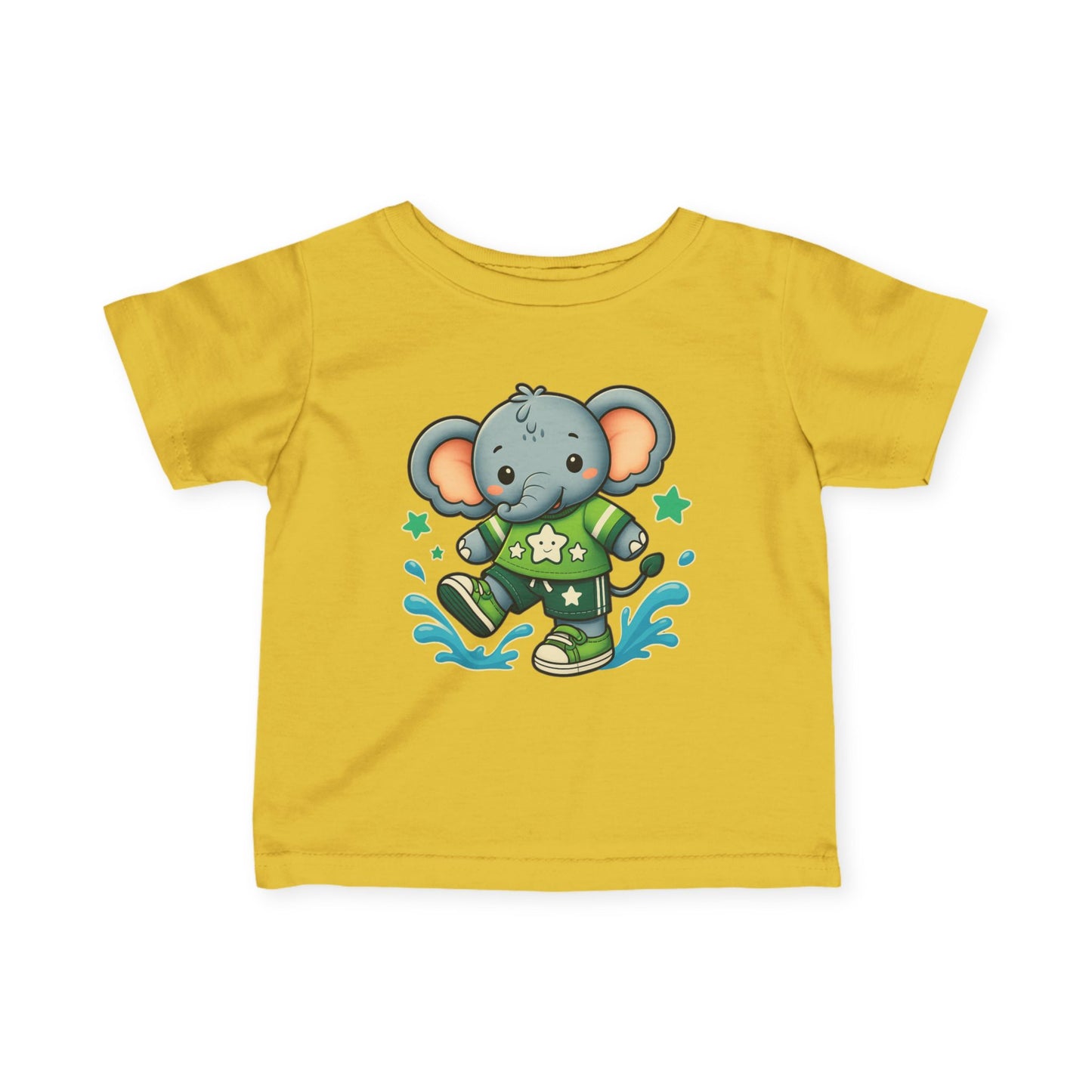Baby Splash & Dash Elephants Tee