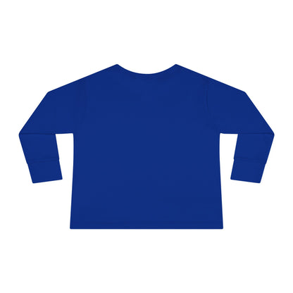 Toddler Long Sleeve Tee with Pride in Blue & Yellow Design