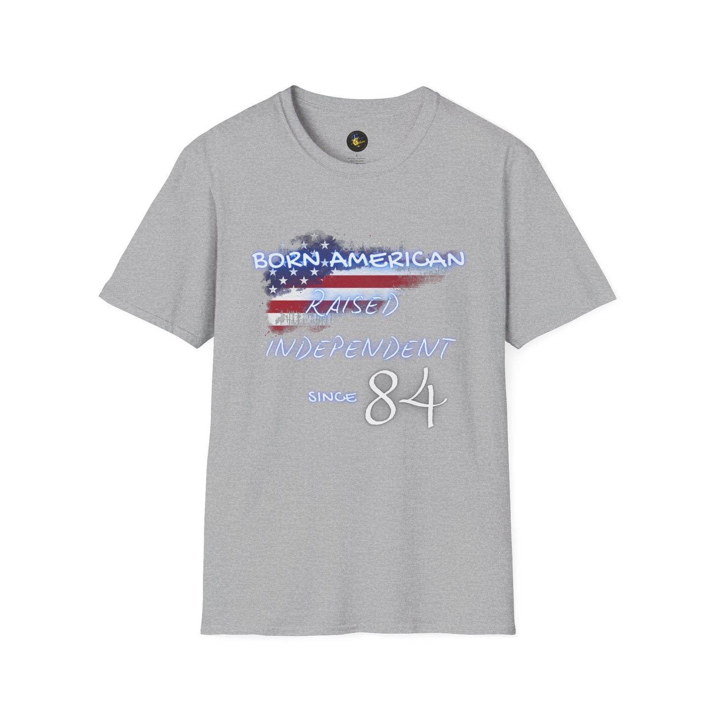 PERSONALIZE Born American Unisex Cotton T-Shirt - Independent Spirit Tee
