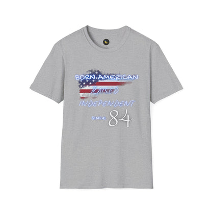 PERSONALIZE Born American Unisex Cotton T-Shirt - Independent Spirit Tee