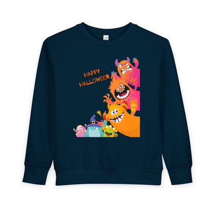 Toddler Happy Halloween Monsters Sweatshirt