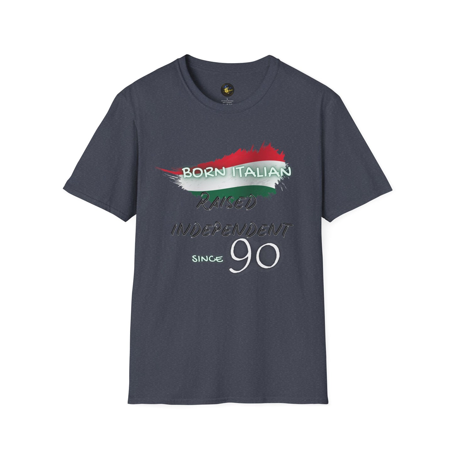 PERSONALIZE Born Italian Cotton T-Shirt - Independent Spirit Tee