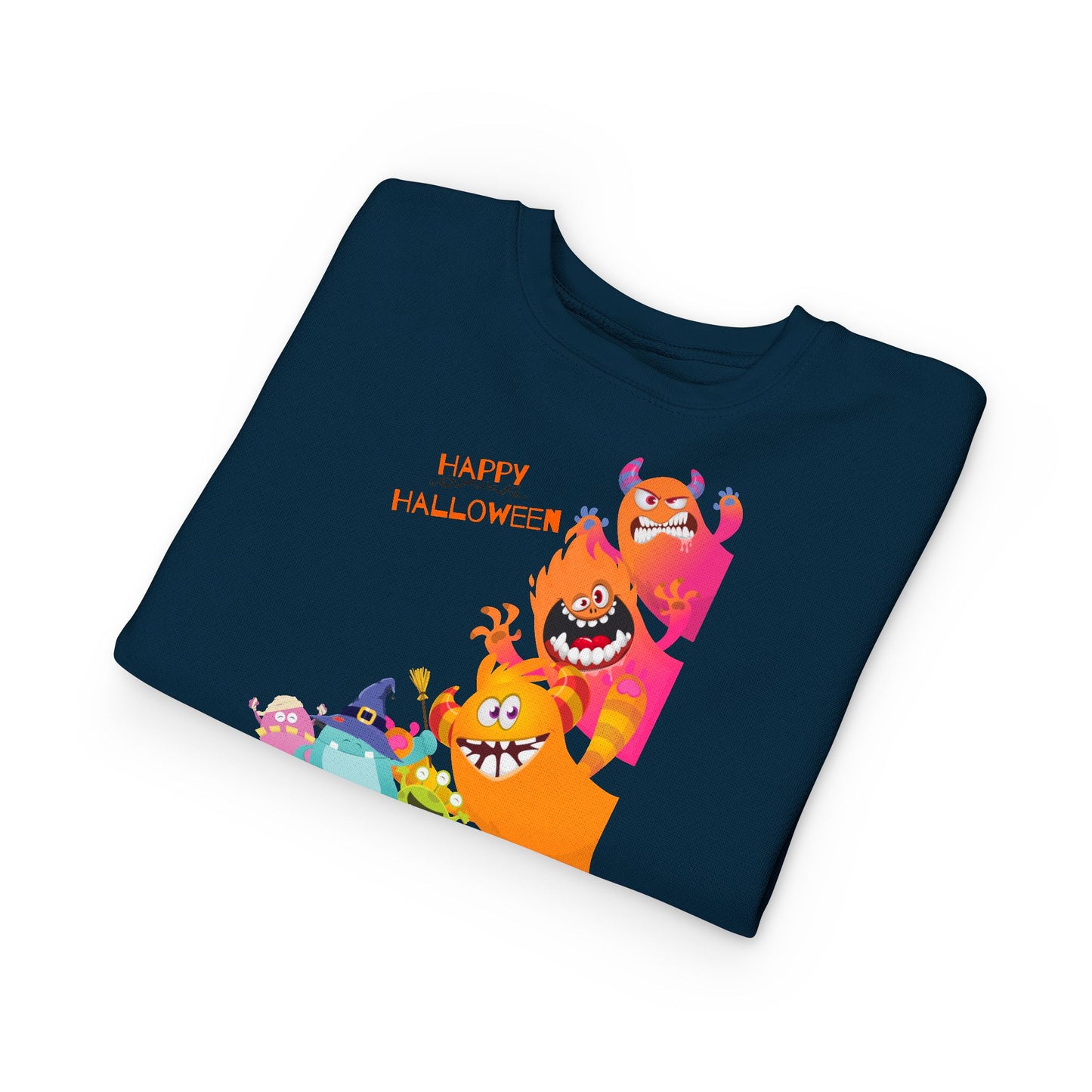 Toddler Happy Halloween Monsters Sweatshirt