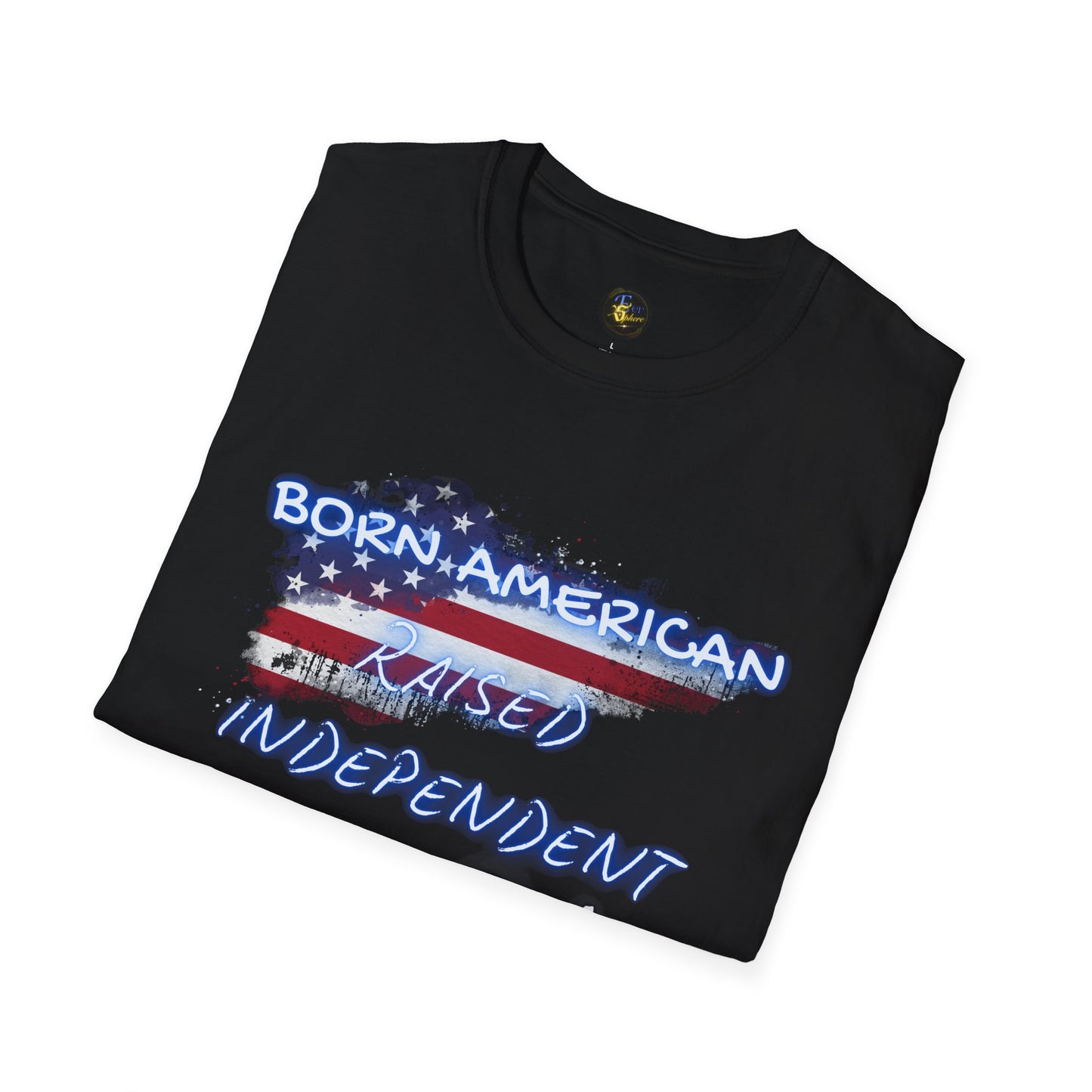 PERSONALIZE Born American Unisex Cotton T-Shirt - Independent Spirit Tee