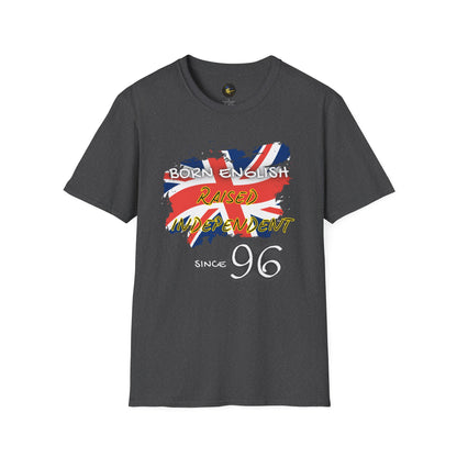 PERSONALIZE Born English Unisex Cotton T-Shirt - Independent Spirit Tee