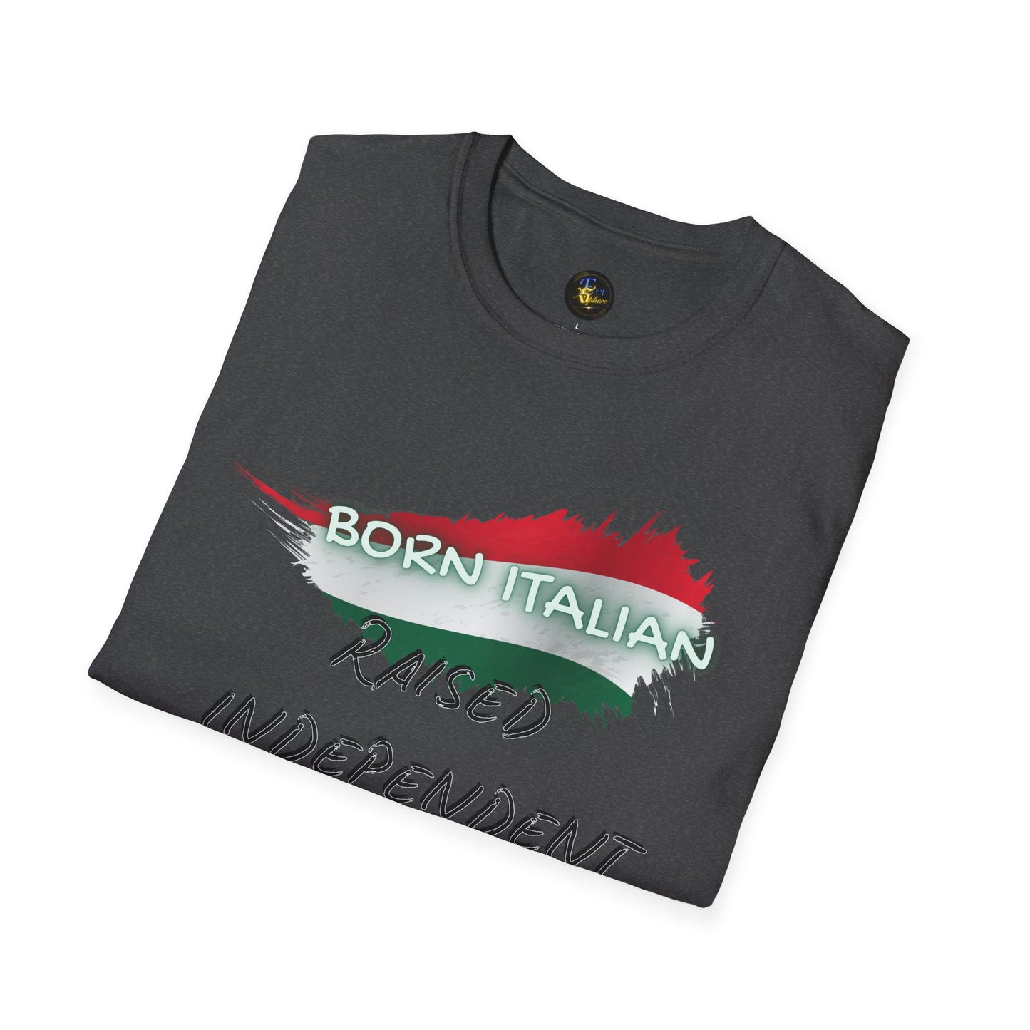 PERSONALIZE Born Italian Cotton T-Shirt - Independent Spirit Tee