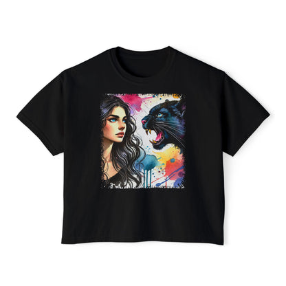 PERSONALIZE Still as the Huntress - Oversized Boxy Fit Graphic T-shirt