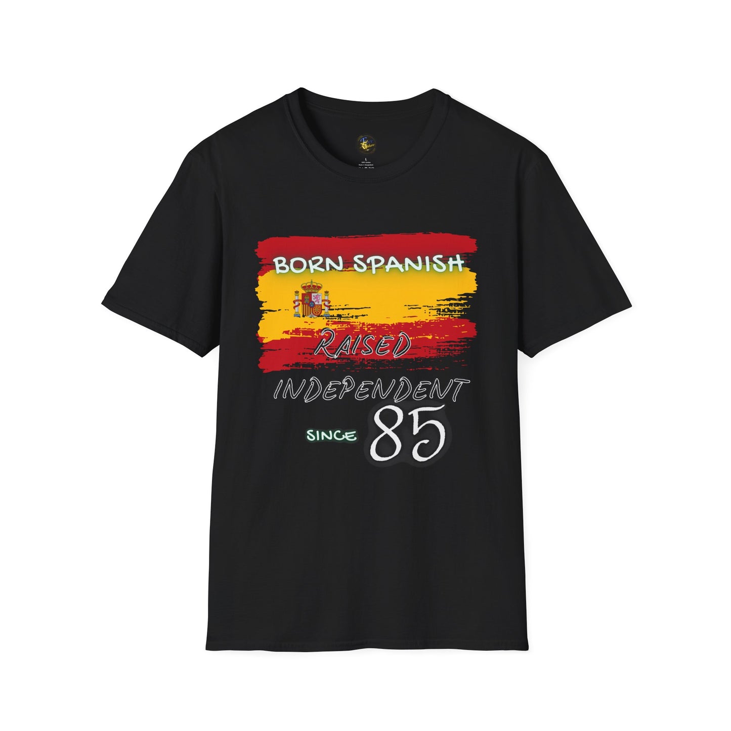 PERSONALIZE Born Spanish Unisex Cotton T-Shirt - Independent Spirit Tee