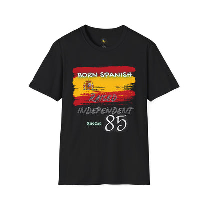 PERSONALIZE Born Spanish Unisex Cotton T-Shirt - Independent Spirit Tee
