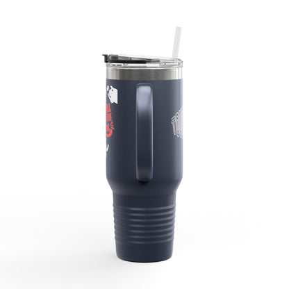 Football Season Touchdown Sporty Insulated Travel Mug, 40oz