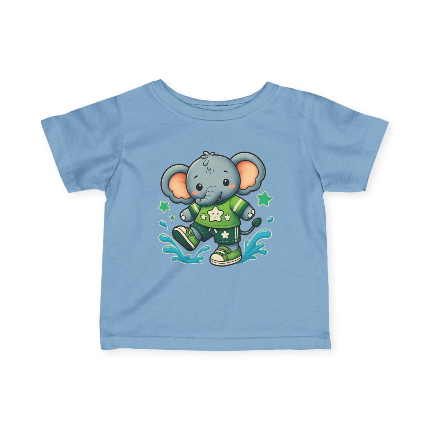 Baby Splash & Dash Elephants Tee